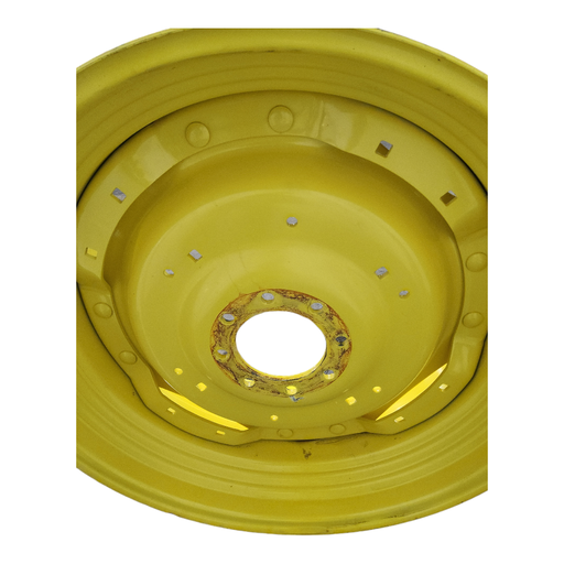 [T014822CTR] 8-Hole Waffle Wheel (Groups of 2 bolts) Center for 34" Rim, John Deere Yellow