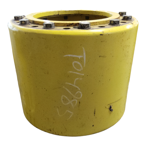 [T014985] 12-Hole 16"L FWD Spacer, John Deere Yellow