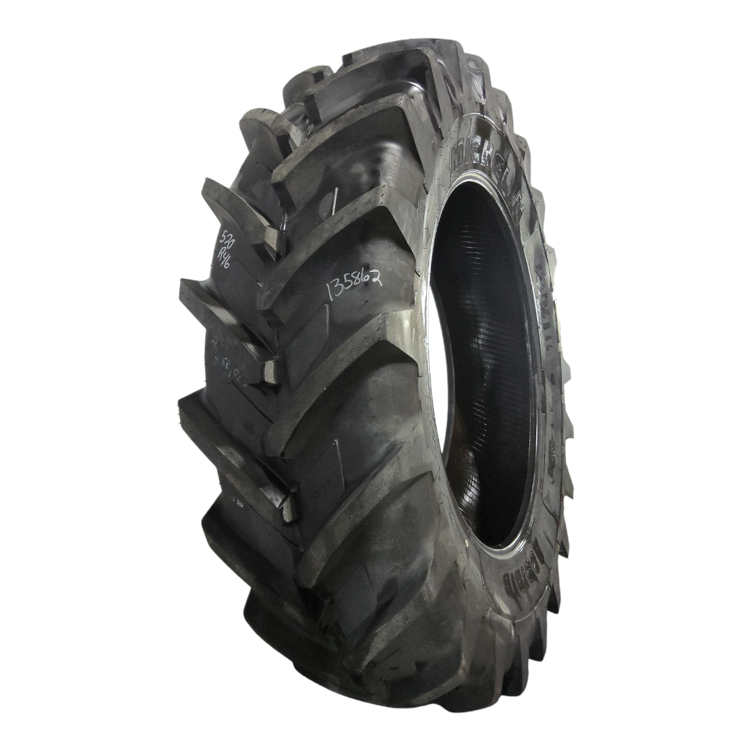 marugari205／85R16 USED 520/85R46 Michelin AgriBib R-1W 158A8 99% for Sale | NTS Tire