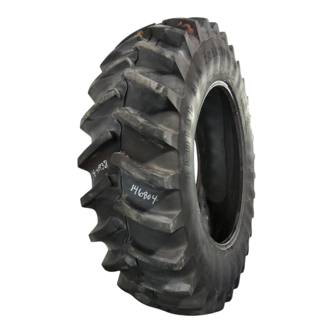 【中古】テクノ　Firestone Nr.410 USED 18.4R38 Firestone Radial All Traction 23 R-1 D (8 Ply), 85