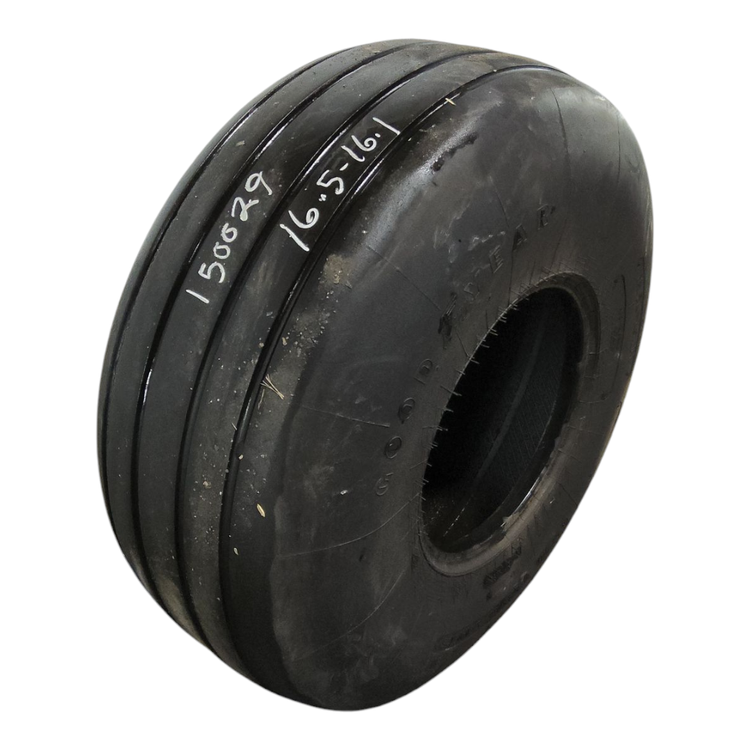 ④215/65R16 1本分 USED 16.5L-16.1 Goodyear Farm FI Highway Service I-1 E (10 Ply