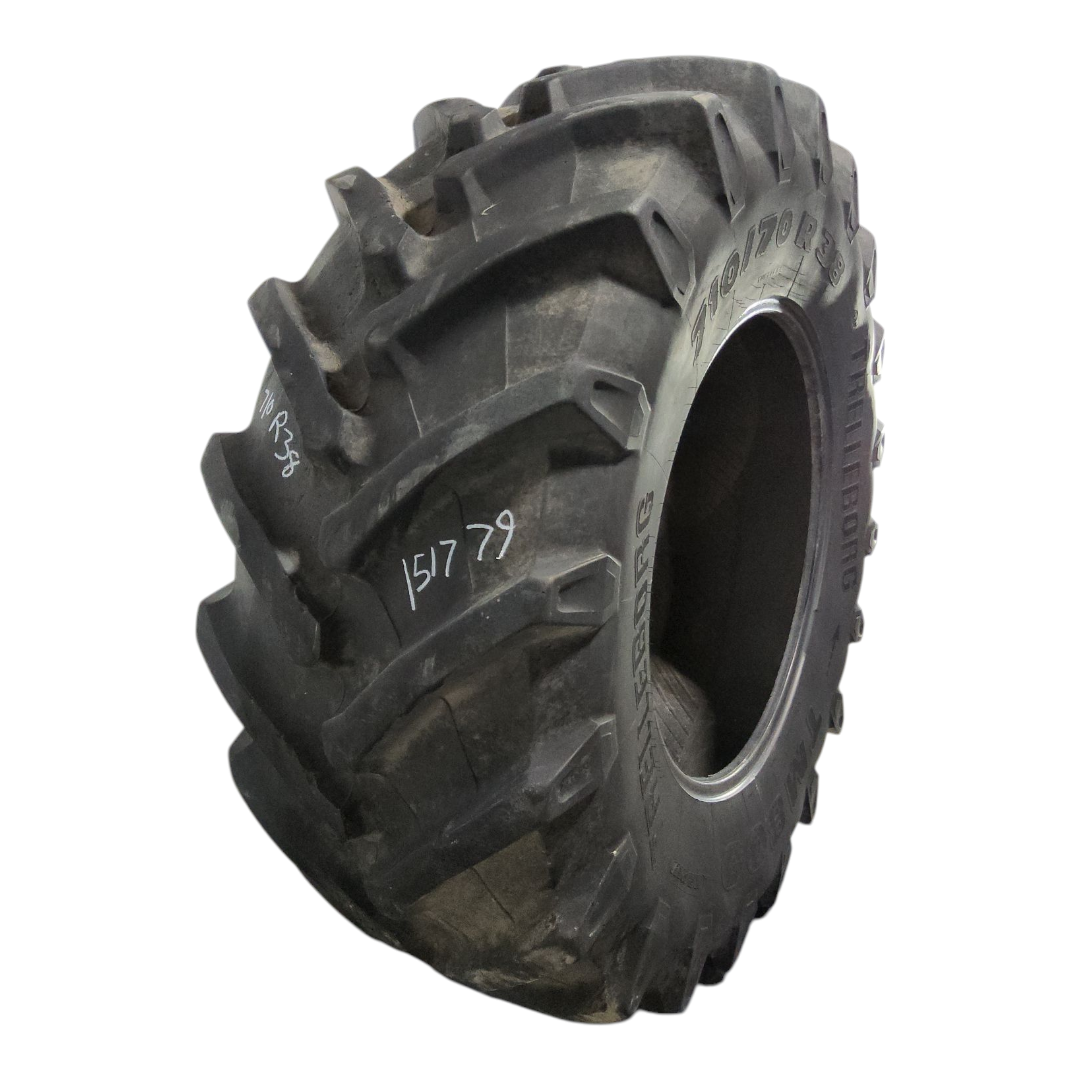 USED 710/70R38 Trelleborg TM800 High Speed R-1W 171D 75% for Sale