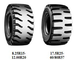 14.5/R15 Bridgestone VSDL V-Steel D-Lug L-5 OTR Tires 152455