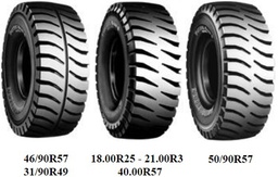 21.00/R35 Bridgestone VELS V-Steel E-Lug S E-4 Construction/Mining Tires 276324