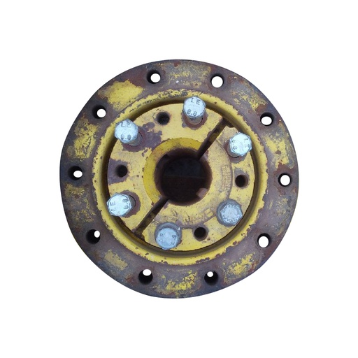 [T003092] 10-Hole Wedg-Lok OE Style, 3.62" (92.08mm) axle, John Deere Yellow