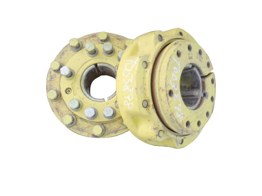 [T003898] 10-Hole Wedg-Lok OE Style, 4.72" (120.02mm) axle, John Deere Yellow