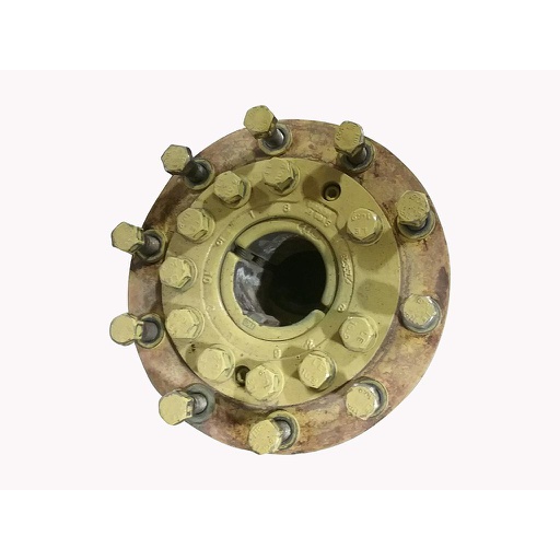 [T005277A] 10-Hole Wedg-Lok OE Style, 4.33" (110.01mm) axle, John Deere Yellow