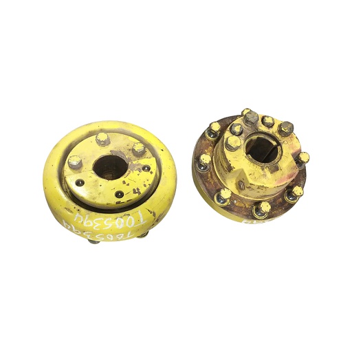 [T005394] 8-Hole Wedg-Lok OE Style, 3.12" (79.38mm) axle, John Deere Yellow