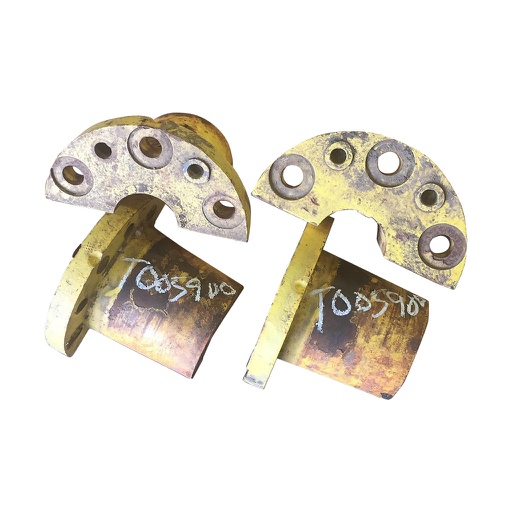 [T005900] 0-Hole Wedg-Lok Insert, 3.12" (79.38mm) axle, John Deere Yellow