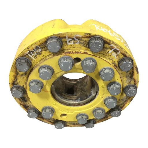 [T006572] 10-Hole Wedg-Lok OE Style, 4.72" (120.02mm) axle, John Deere Yellow