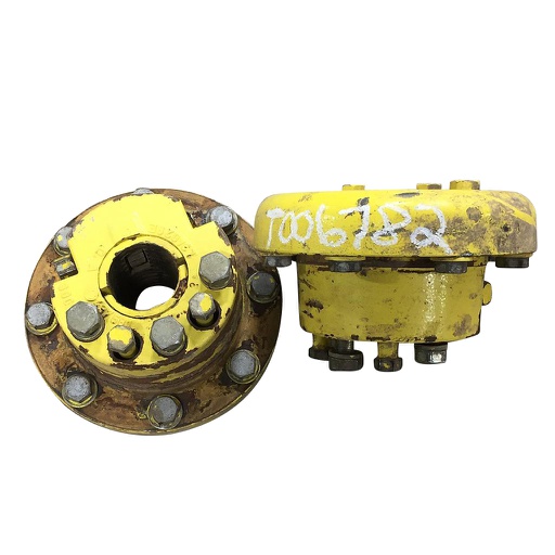 [T006782] 8-Hole Wedg-Lok OE Style, 3.12" (79.38mm) axle, John Deere Yellow