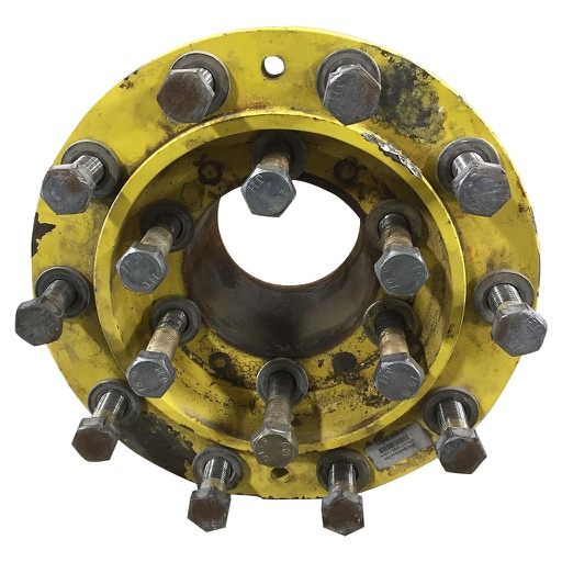 [T006795] 10-Hole Wedg-Lok Style, 4.72" (120.02mm) axle, John Deere Yellow