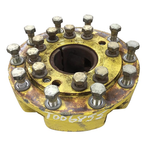 [T006855] 10-Hole Wedg-Lok OE Style, 4.72" (120.02mm) axle, John Deere Yellow