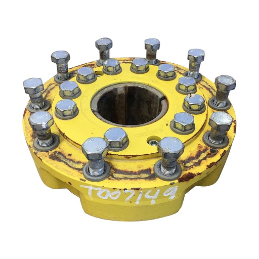[T007149] 10-Hole Wedg-Lok OE Style, 4.72" (120.02mm) axle, John Deere Yellow