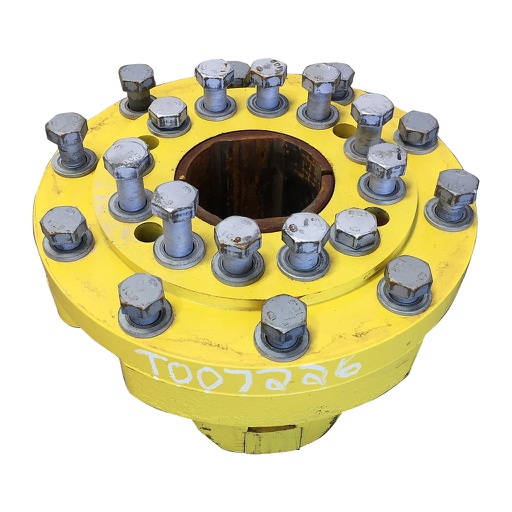 [T007226] 10-Hole Wedg-Lok OE Style, 4.72" (120.02mm) axle, John Deere Yellow