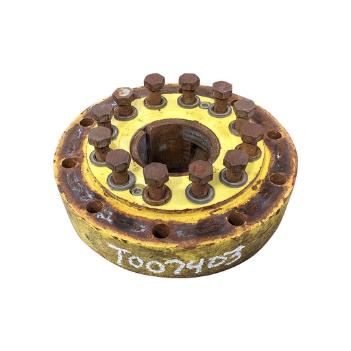 [T007403] 10-Hole Wedg-Lok OE Style, 4.72" (120.02mm) axle, John Deere Yellow