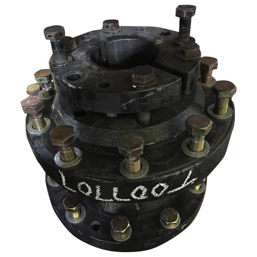 [T007707] 10-Hole Wedg-Lok OE Style, 4.53" (115.01mm) axle, Black