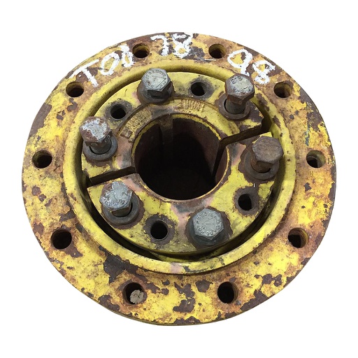 [T007898] 10-Hole Wedg-Lok Style, 4.33" (110.01mm) axle, John Deere Yellow
