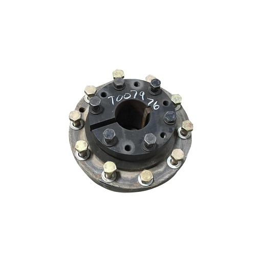 [T007976] 10-Hole Wedg-Lok OE Style, 4" (101.6mm) axle, Black