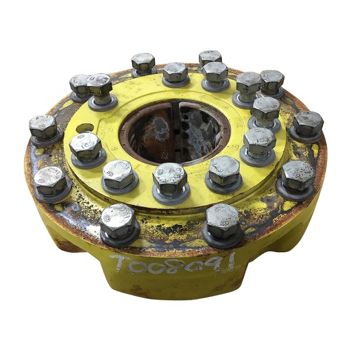[T008091] 10-Hole Wedg-Lok OE Style, 4.72" (120.02mm) axle, John Deere Yellow
