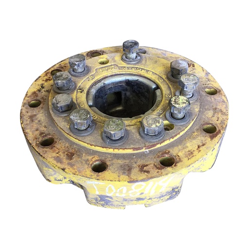 [T008114] 10-Hole Wedg-Lok OE Style, 4.72" (120.02mm) axle, John Deere Yellow