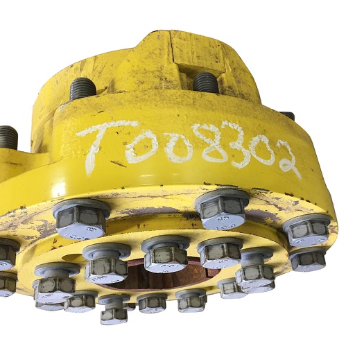 [T008302] 10-Hole Wedg-Lok OE Style, 4.72" (120.02mm) axle, John Deere Yellow