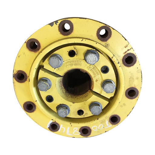 [T008741] 10-Hole Wedg-Lok OE Style, 3.62" (92.08mm) axle, John Deere Yellow