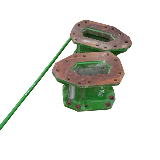[T002919] 15.75"L Combine Frame Extension for John Deere Combine 9000 Series[Single Reduction same as Ring and Pinion] ("A" 18/18 Spline Equal Length Shafts), John Deere Green