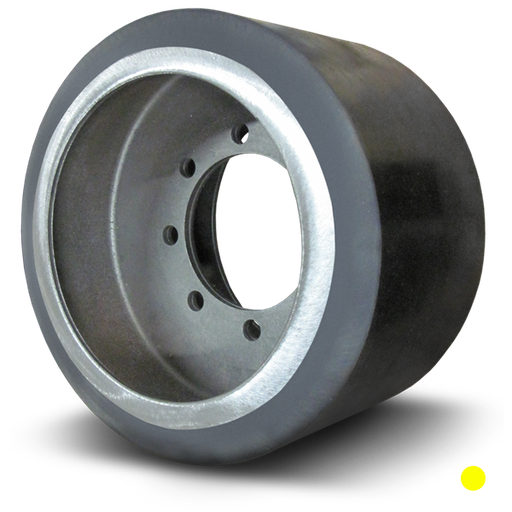 [SPAGCO01] 9.5" Wide Mid-Roller Bogie Wheel for AGCO Challanger Tractors Series MT700/MT800, Medium, Bolt-On(Poly)