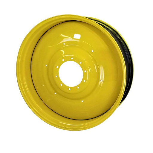[28037] 16"W x 46"D, John Deere Yellow 10-Hole Formed Plate