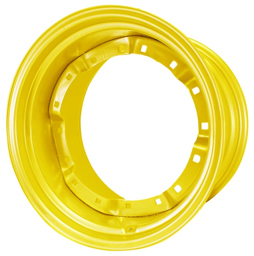[28503] 12"W x 24"D, John Deere Yellow 8-Hole Waffle Wheel (Groups of 2 bolts)