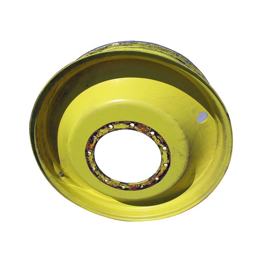 [T004551-NRW-Z] 10"W x 42"D, John Deere Yellow 12-Hole Spun Disc