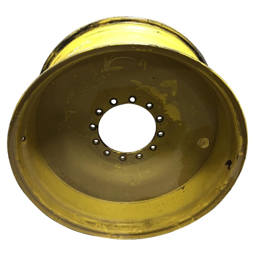 [T006818] 18"W x 38"D, John Deere Yellow 12-Hole Formed Plate Sprayer