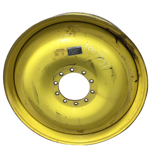 [T007537] 12"W x 46"D, John Deere Yellow 10-Hole Bubble Disc