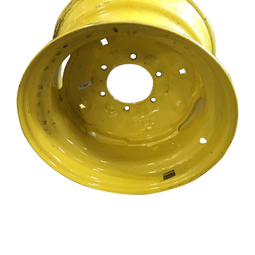[T008529] 9.75"W x 15.5"D, John Deere Yellow 6-Hole Implement