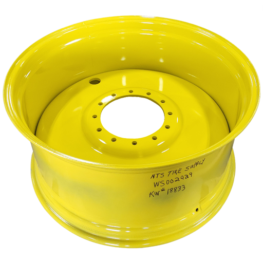 [WS002929-(280)] 18"W x 38"D, John Deere Yellow 12-Hole Formed Plate Sprayer