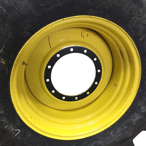 [WS002930] 20"W x 34"D, John Deere Yellow 12-Hole Formed Plate