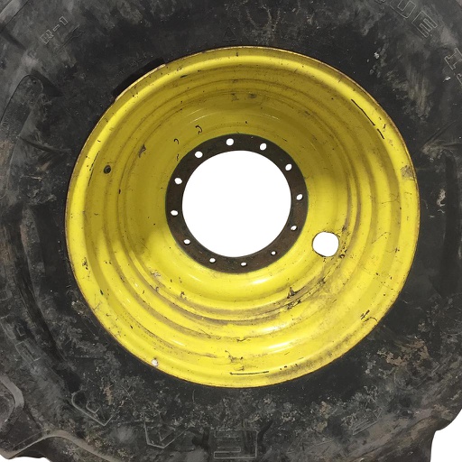 [WT006579-NRW] 20"W x 26"D, John Deere Yellow 12-Hole Formed Plate Sprayer