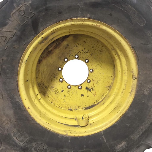 [WT006580] 20"W x 26"D, John Deere Yellow 9-Hole Formed Plate Sprayer