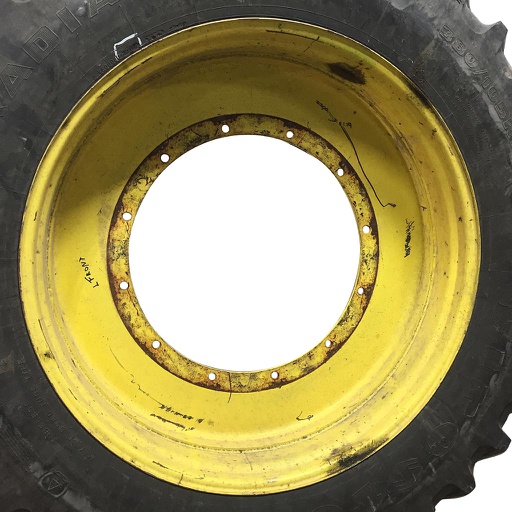 [WT007572] 12"W x 50"D, John Deere Yellow 12-Hole Stub Disc Sprayer