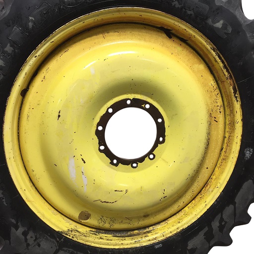 [WT007647] 12"W x 46"D, John Deere Yellow 10-Hole Bubble Disc