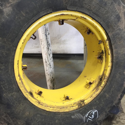 [WT008600] 15"W x 28"D, John Deere Yellow 8-Hole Rim with Clamp/Loop Style