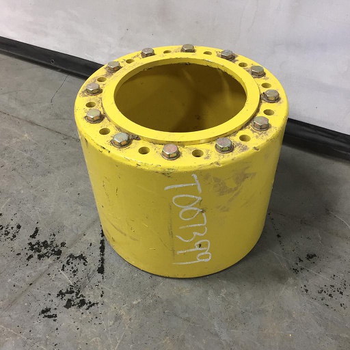 [T007399] 12-Hole 16"L FWD Spacer, John Deere Yellow