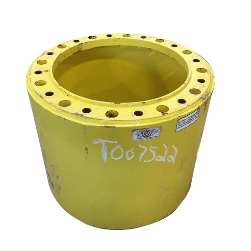 [T007522] 12-Hole 15.5"L FWD Spacer, John Deere Yellow