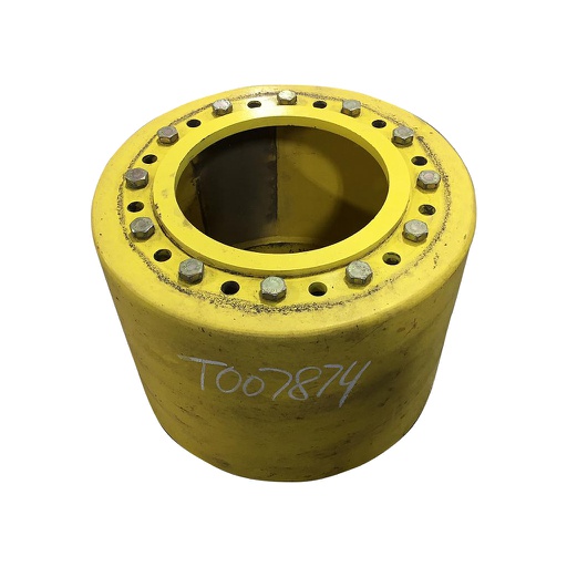 [T007874] 12-Hole 15.5"L FWD Spacer, John Deere Yellow