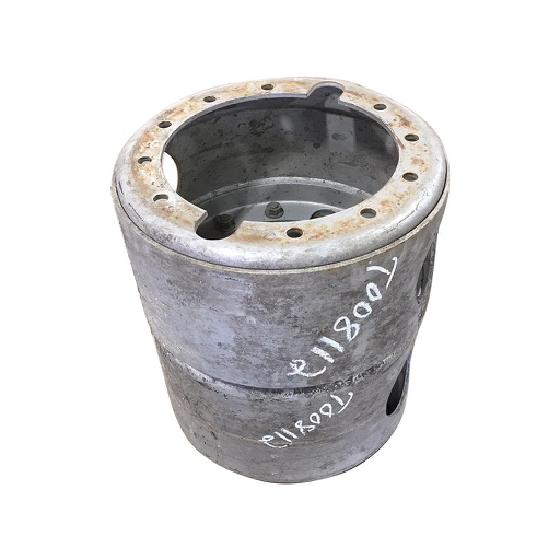 [T008112] 12-Hole 11.5"L FWD Spacer, Case IH Silver Mist