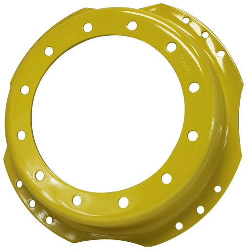 [27252] 12-Hole Waffle Wheel (Groups of 3 bolts) Center for 28"-30" Rim, John Deere Yellow