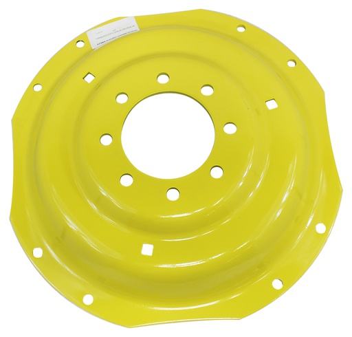 [27150] 8-Hole Waffle Wheel (Groups of 2 bolts) Center for 28"-30" Rim, John Deere Yellow