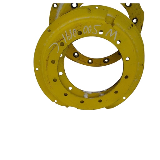 [WS000191C-Z] 12-Hole Stub Disc (groups of 2 bolts) Center for 28" Rim, John Deere Yellow