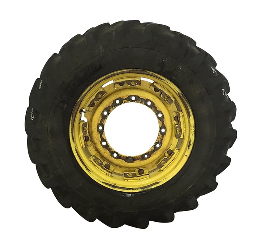 [WT005960CTR-Z] 12-Hole Rim with Clamp/U-Clamp Center for 30" Rim, John Deere Yellow